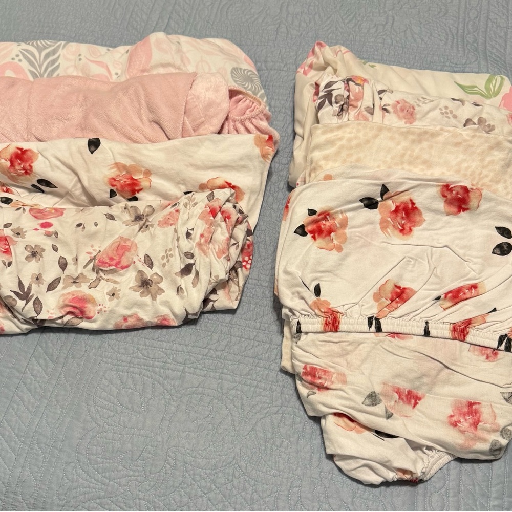 Crib sheets&changing table covers